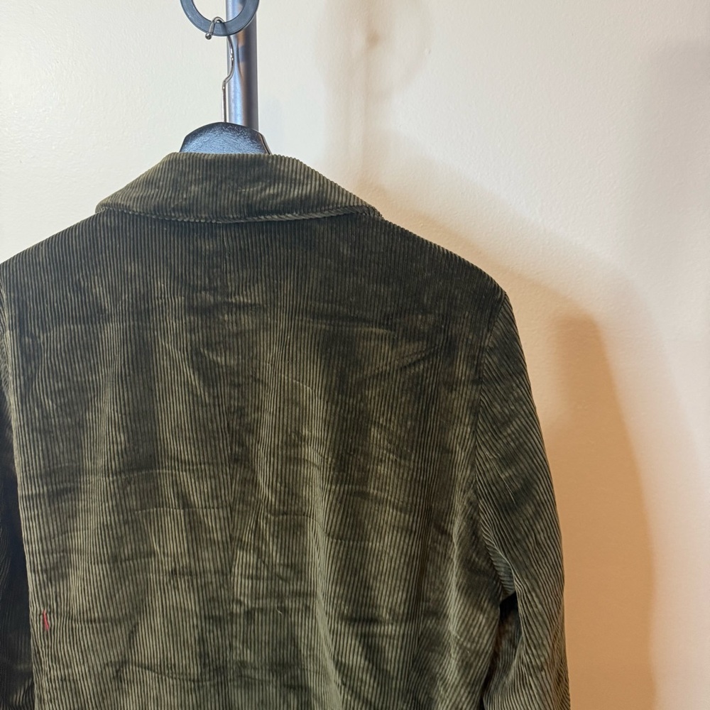 Men's Olive Corduroy Blazer - Picture 8 of 8